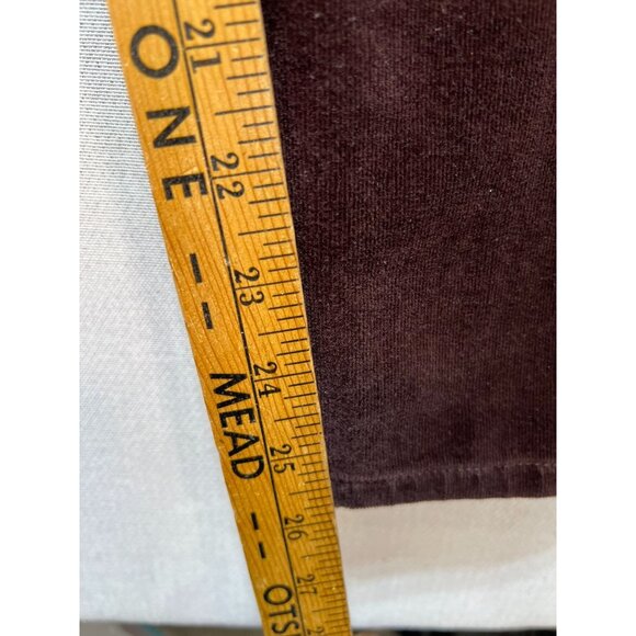 Anthropologie Pilcro Women's Corduroy Skinny Pants High Rise Size 28 Deep Brown - Picture 10 of 12